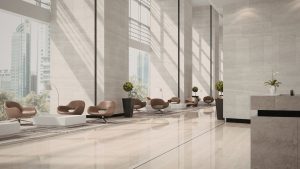 挑高大廳洗冷氣