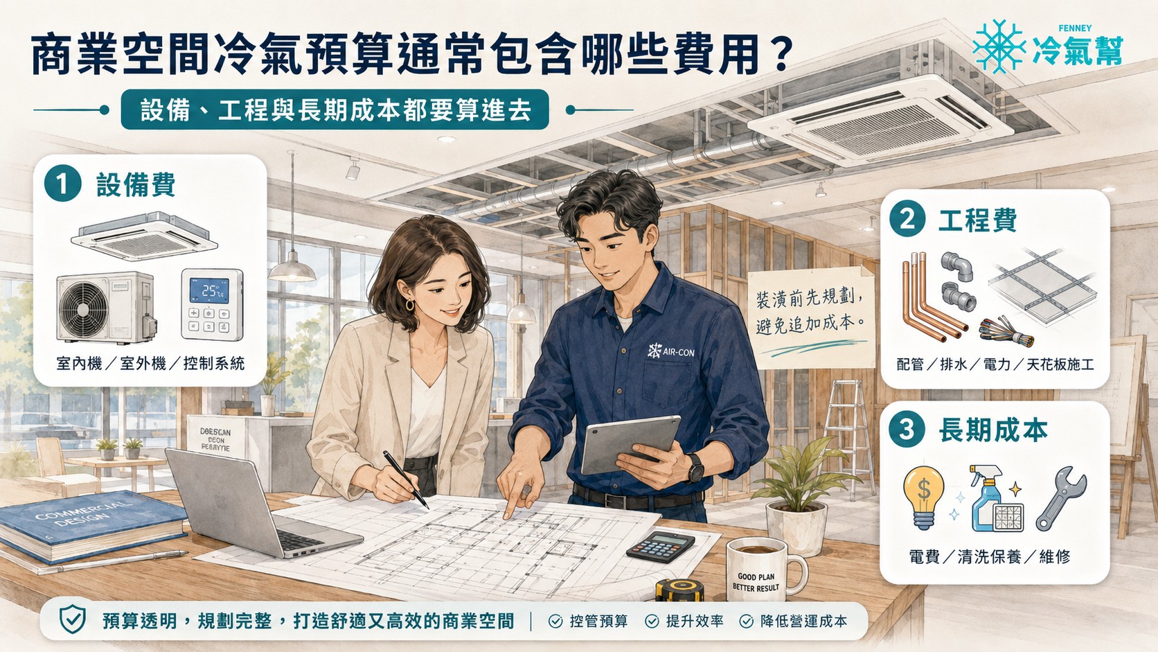 商業空間冷氣預算
